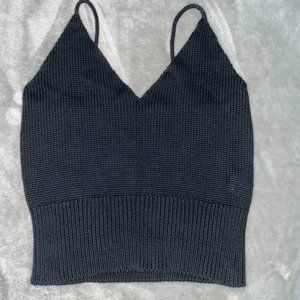 Black Knit Tank